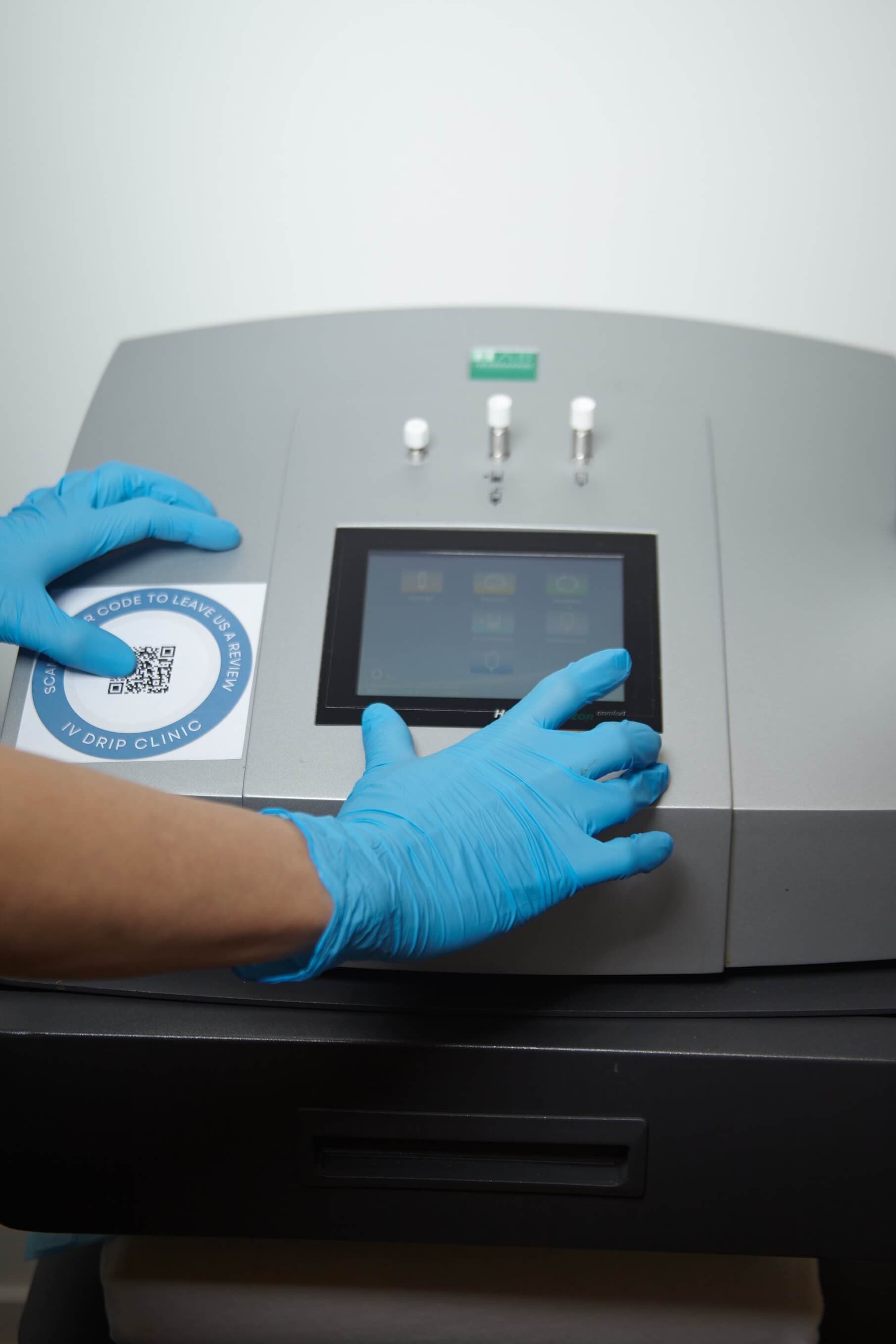 Ozone therapy treatment room at our Mayfair clinic in London