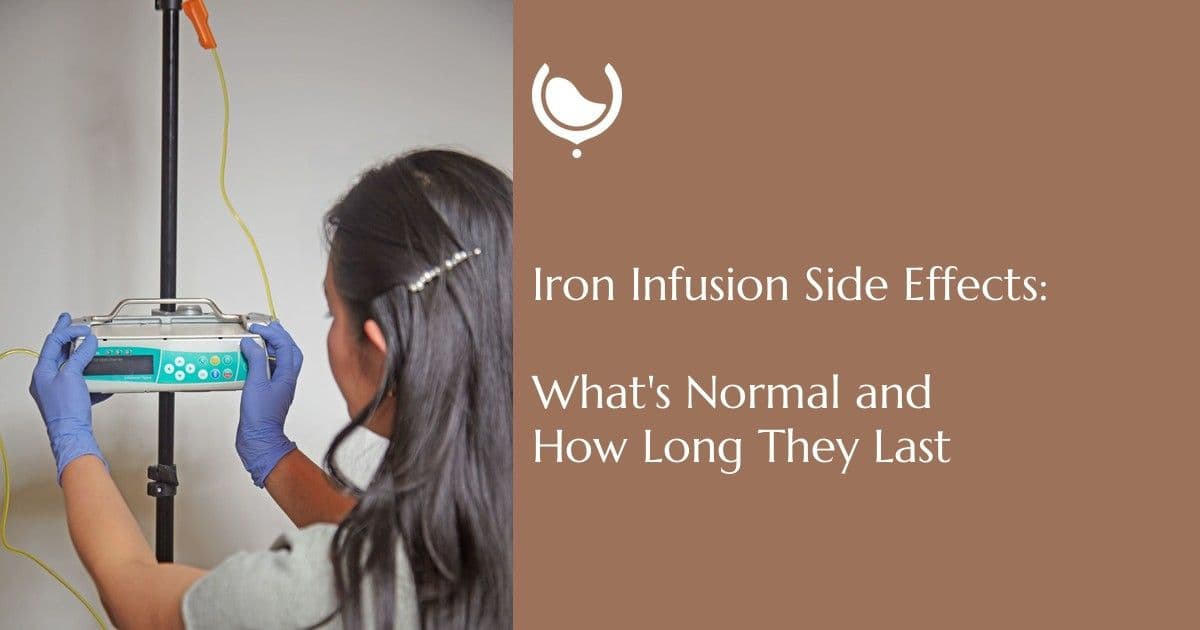 Nurse setting up an infusion pump for an IV drip